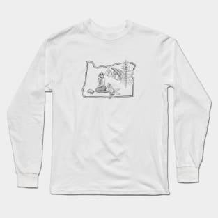 Oregon Mermaid Long Sleeve T-Shirt